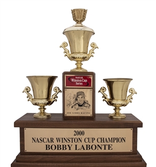 2000 NASCAR Winston Cup Championship Trophy Presented to Bobby Labonte